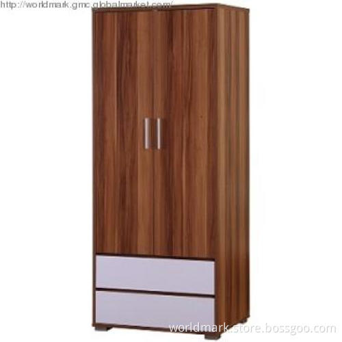 Wardrobe with Melamine Finish for Bedroom